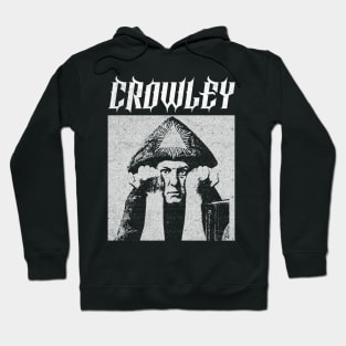 Aleister Crowley †† Occultist Vintage-Style Design Hoodie